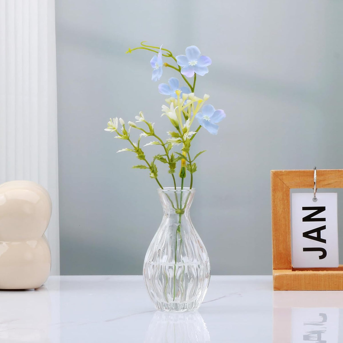 Frosted Glass Decor Bottle