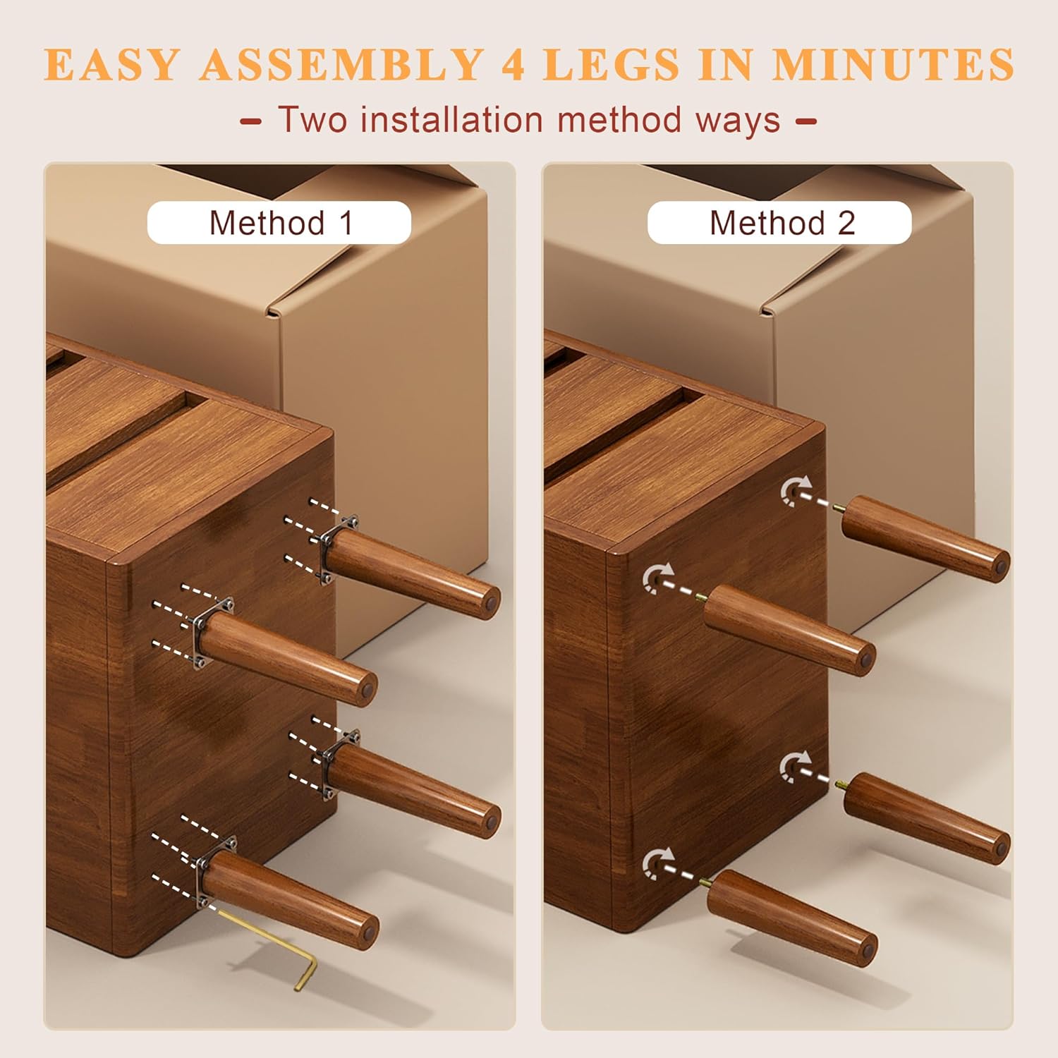 Narrow Nightstand with 3 Drawers Narrow Night Stand Solid Wood Bedside Table Mid Century Modern Nightstand Wooden End Table for Bedroom, Living Room, Study, Office